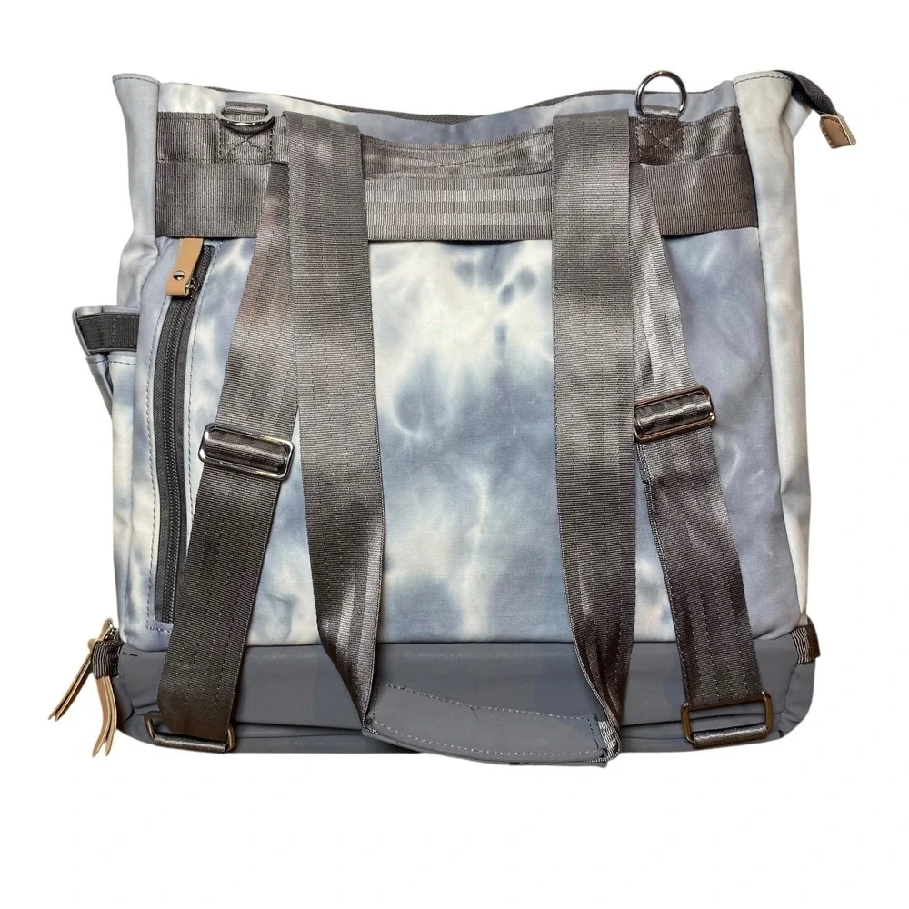 Petunia Pickle Bottom Axis Backpack Diaper Bag Tie Dye Rainbow Cube Pockets